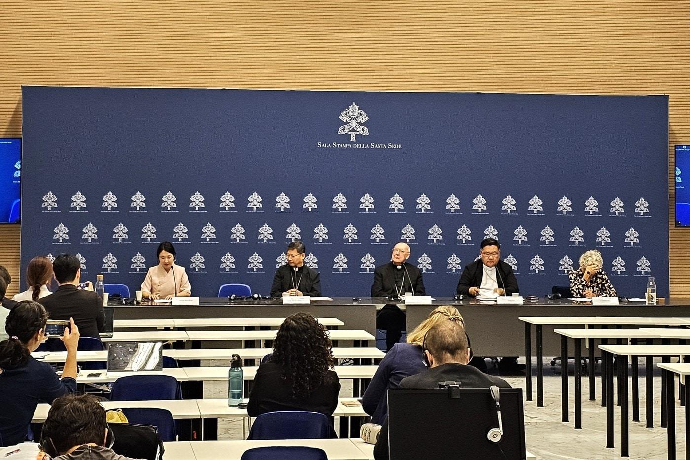 24일 2027년 서울 세계청년대회(WYD) 관련 교황청 기자회견(천주교 서울대교구 홍보위원회 제공)