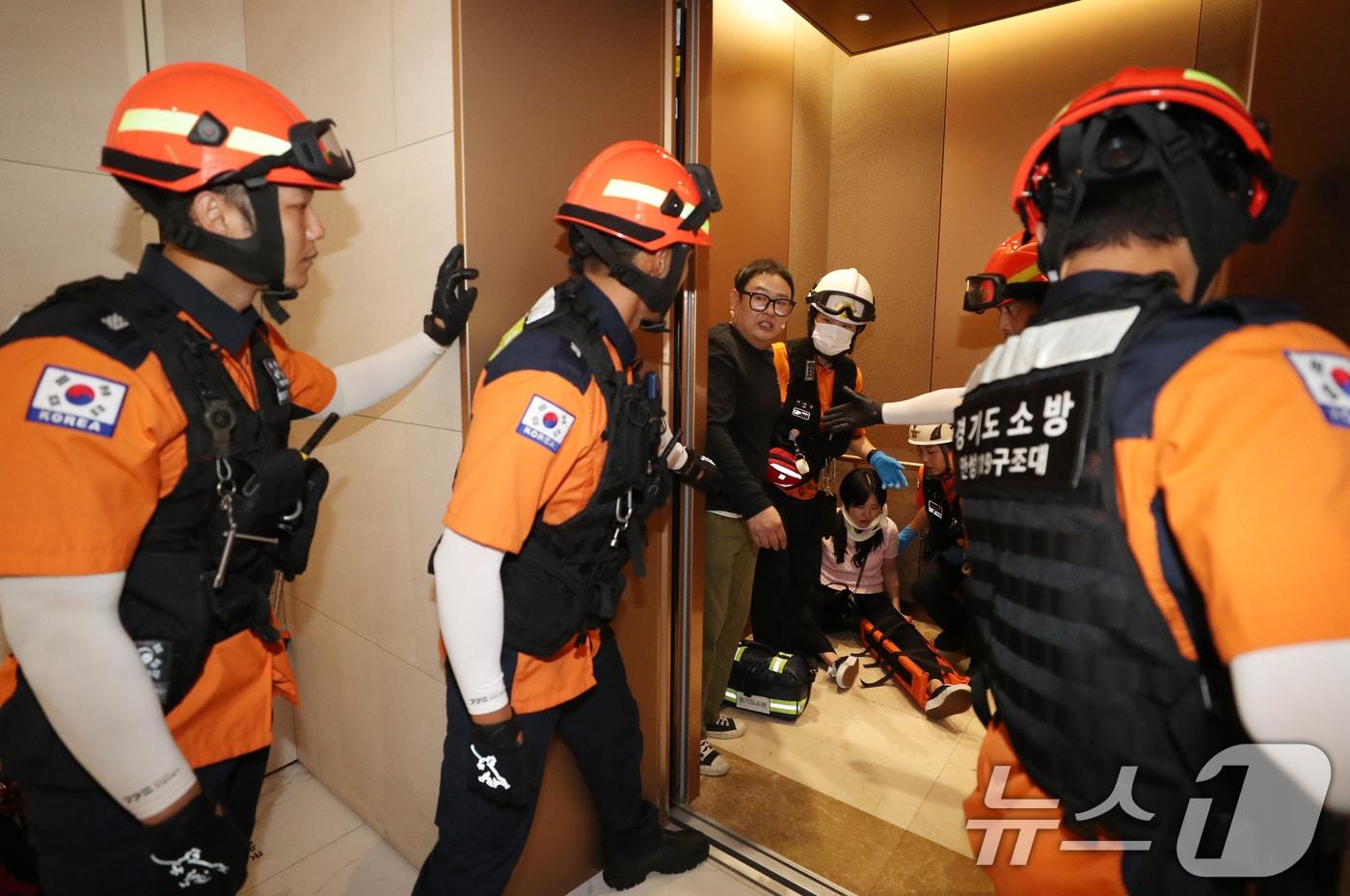 엘리베이터 구조 자료사진./뉴스1