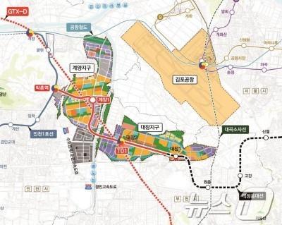 본문 이미지 - 대장홍대선 연장안(인천 계양구 제공)/뉴스1