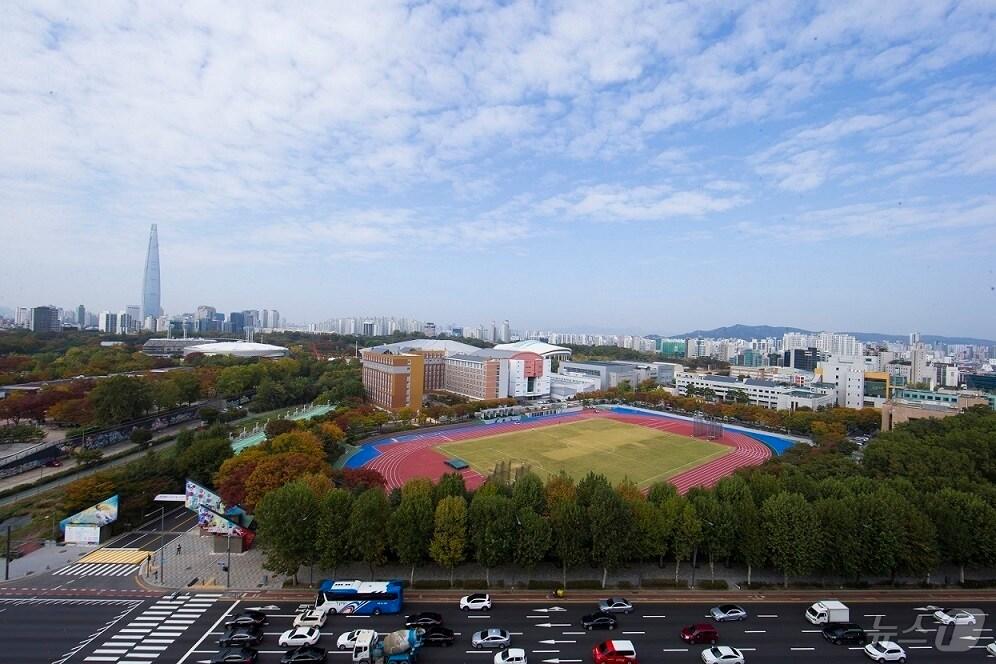 본문 이미지 -  한국체육대학교 전경 (송파구 제공)
