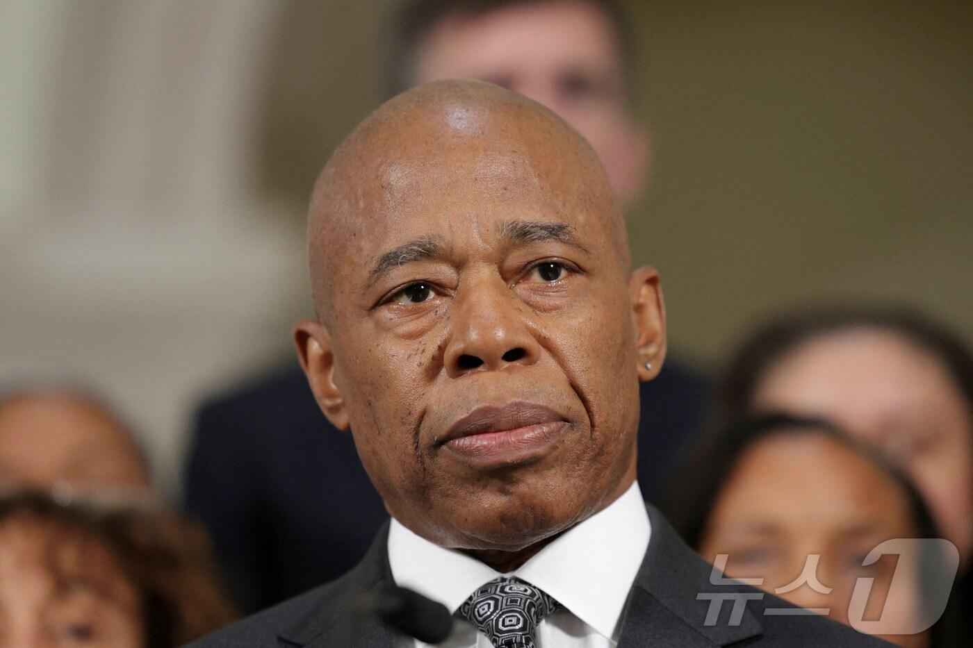 에릭 애덤스 뉴욕시장 ⓒ 로이터=뉴스1 ⓒ News1 김지완 기자