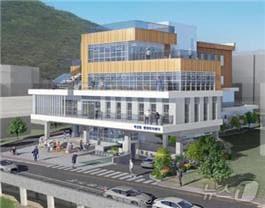 본문 이미지 - 학장동 복합행정복지센터 조감도(부산시청 제공)