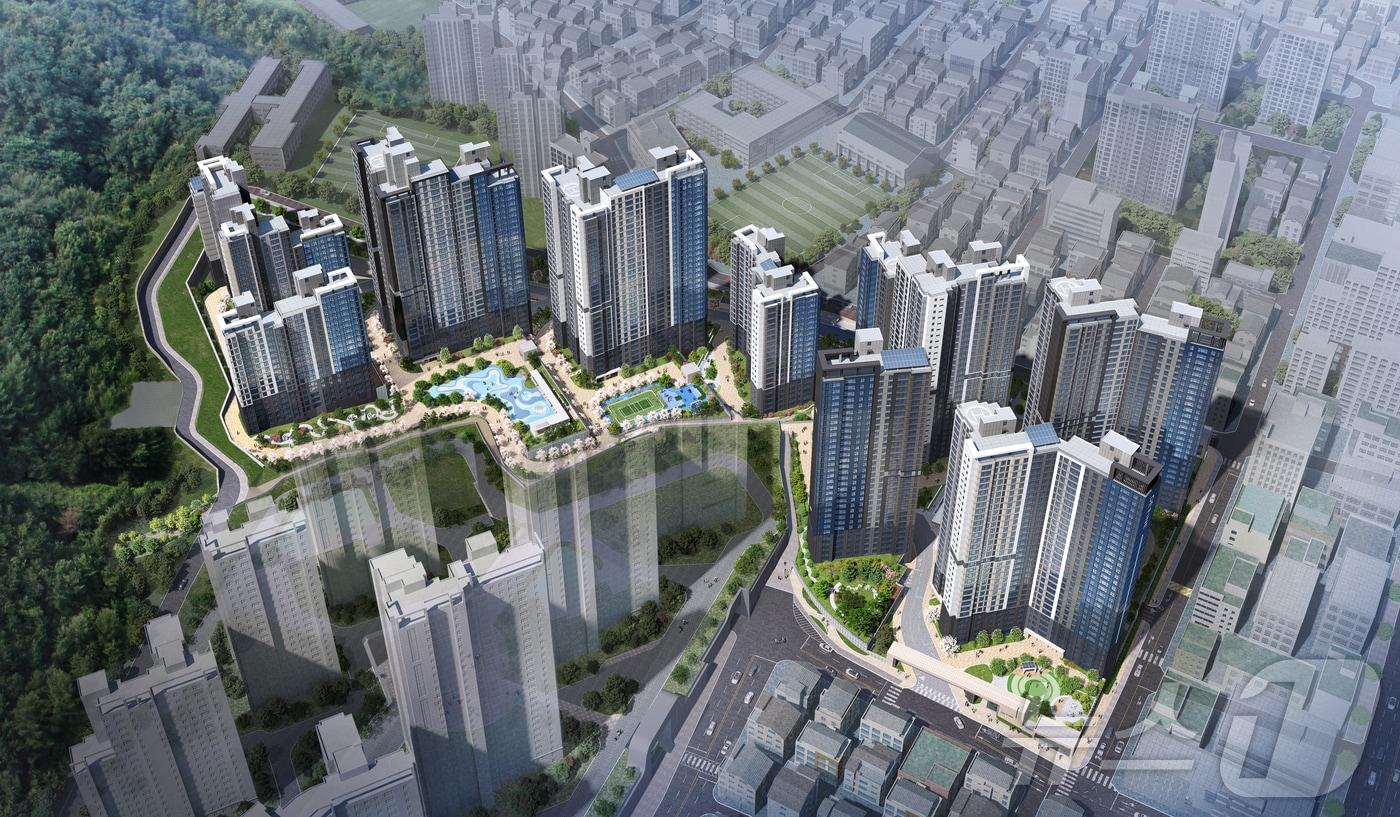 드파인 광안 조감도(SK에코플랜트 제공)