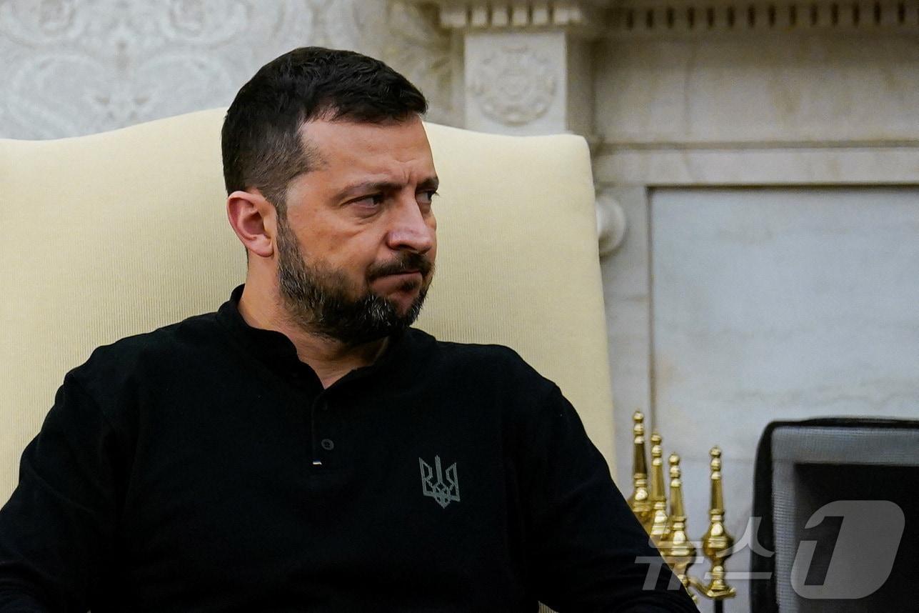 본문 이미지 - 볼로디미르 젤렌스키 우크라이나 대통령. 2024.09.27 ⓒ 로이터=뉴스1 ⓒ News1 우동명 기자