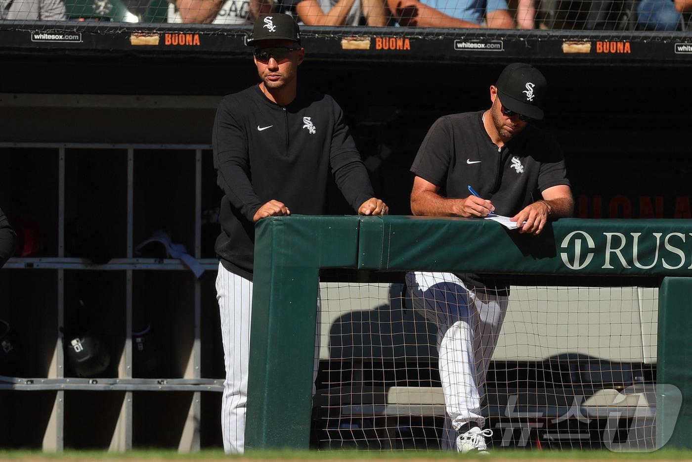 메이저리그 역대 최다 패배를 기록한 시카고 화이트삭스의 그래디 사이즈모어(왼쪽). ⓒ AFP=뉴스1