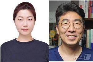 본문 이미지 - 안전성평가연구소 윤혜진 총괄전임수의사&#40;왼쪽&#41;와 양영수 전임수의사. /뉴스1
