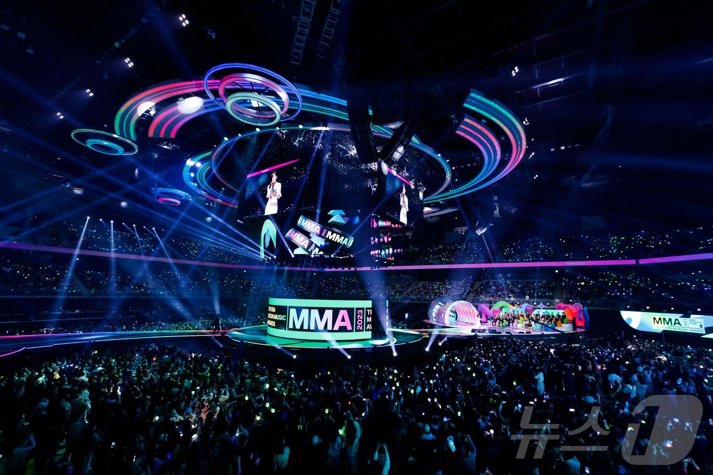 MMA(멜론 뮤직 어워드) 2023 스테이지(카카오 제공)