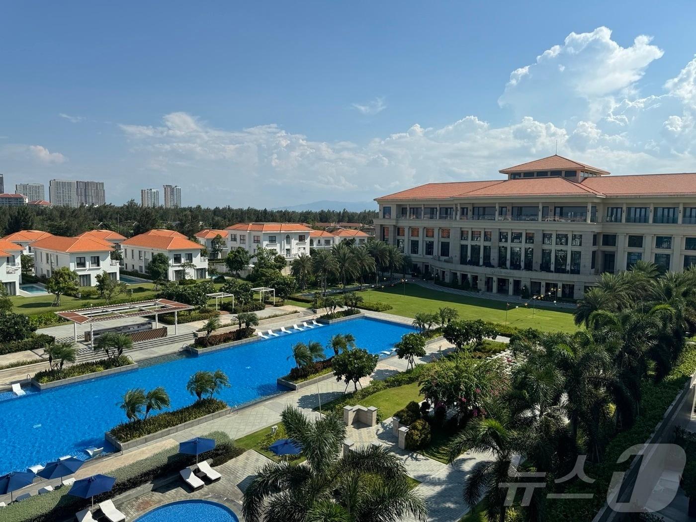 본문 이미지 - 쉐라톤 그랜드 다낭 리조트 전경. ⓒ 뉴스1 김형준 기자