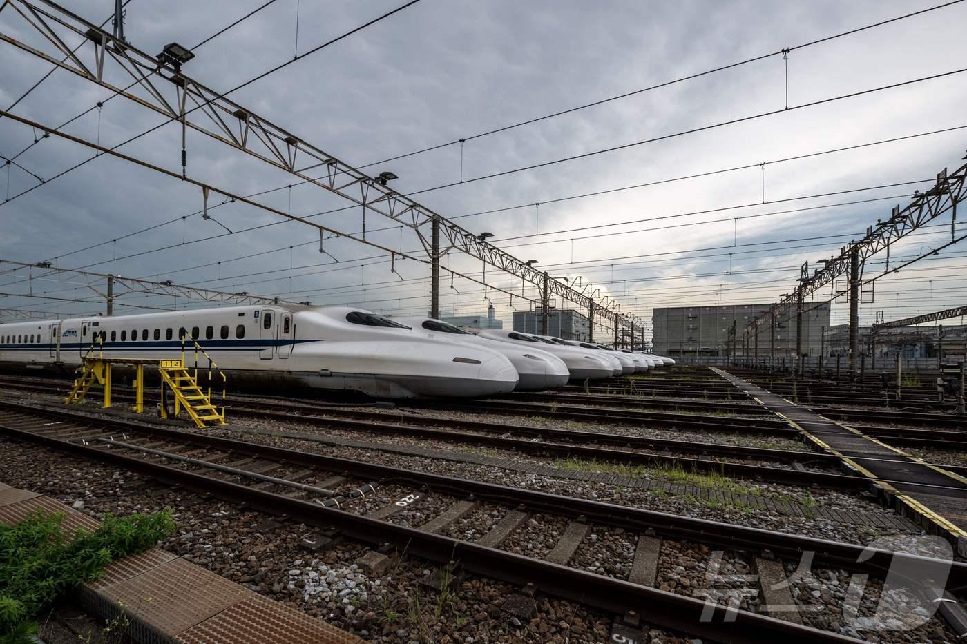 알본의 신칸센 열차.ⓒ AFP=뉴스1 ⓒ News1 김지완 기자
