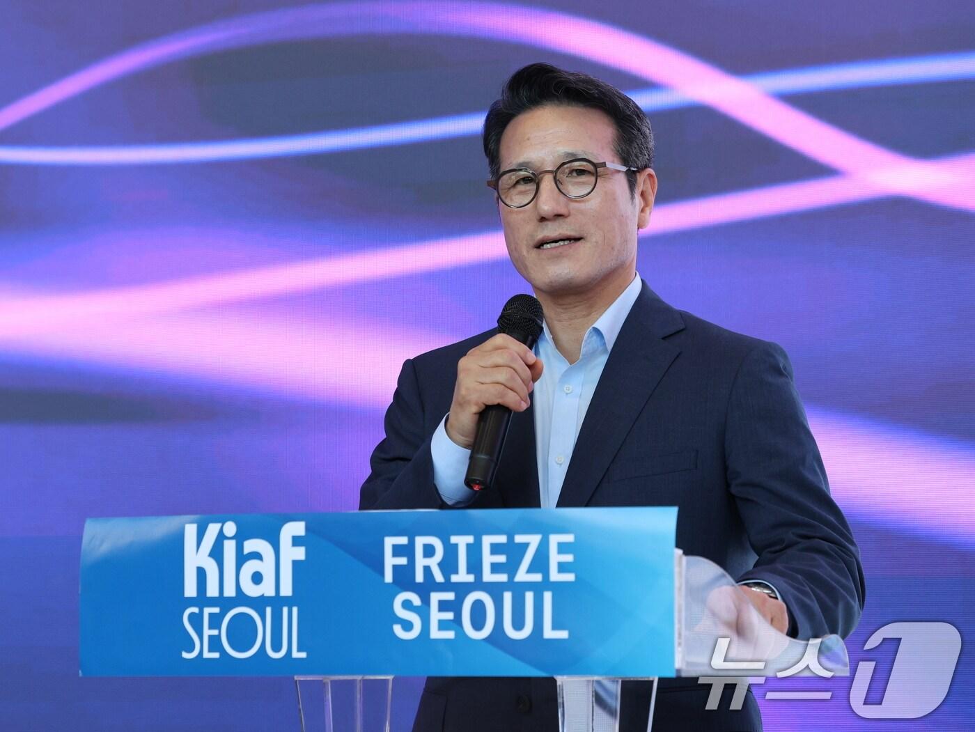 본문 이미지 - 정병국 한국문화예술위원회 위원장/뉴스1 ⓒ News1 박지혜 기자