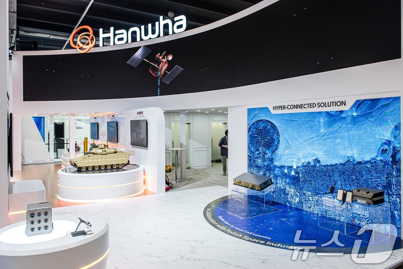 지난해 열린 &#39;MSPO 2024&#39; 한화 부스 전경. &#40;한화시스템 제공&#41; 2024.9.4/뉴스1 ⓒ News1 송원영 기자