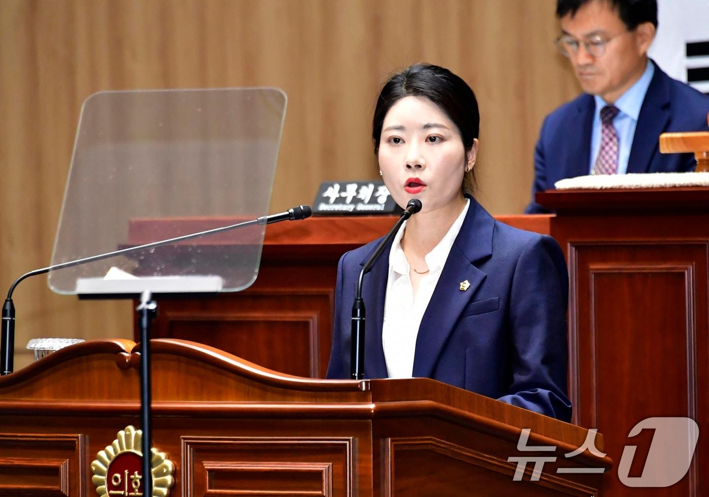 채은지 광주시의원.&#40;광주시의회 제공. 재판매 및 DB 금지&#41;