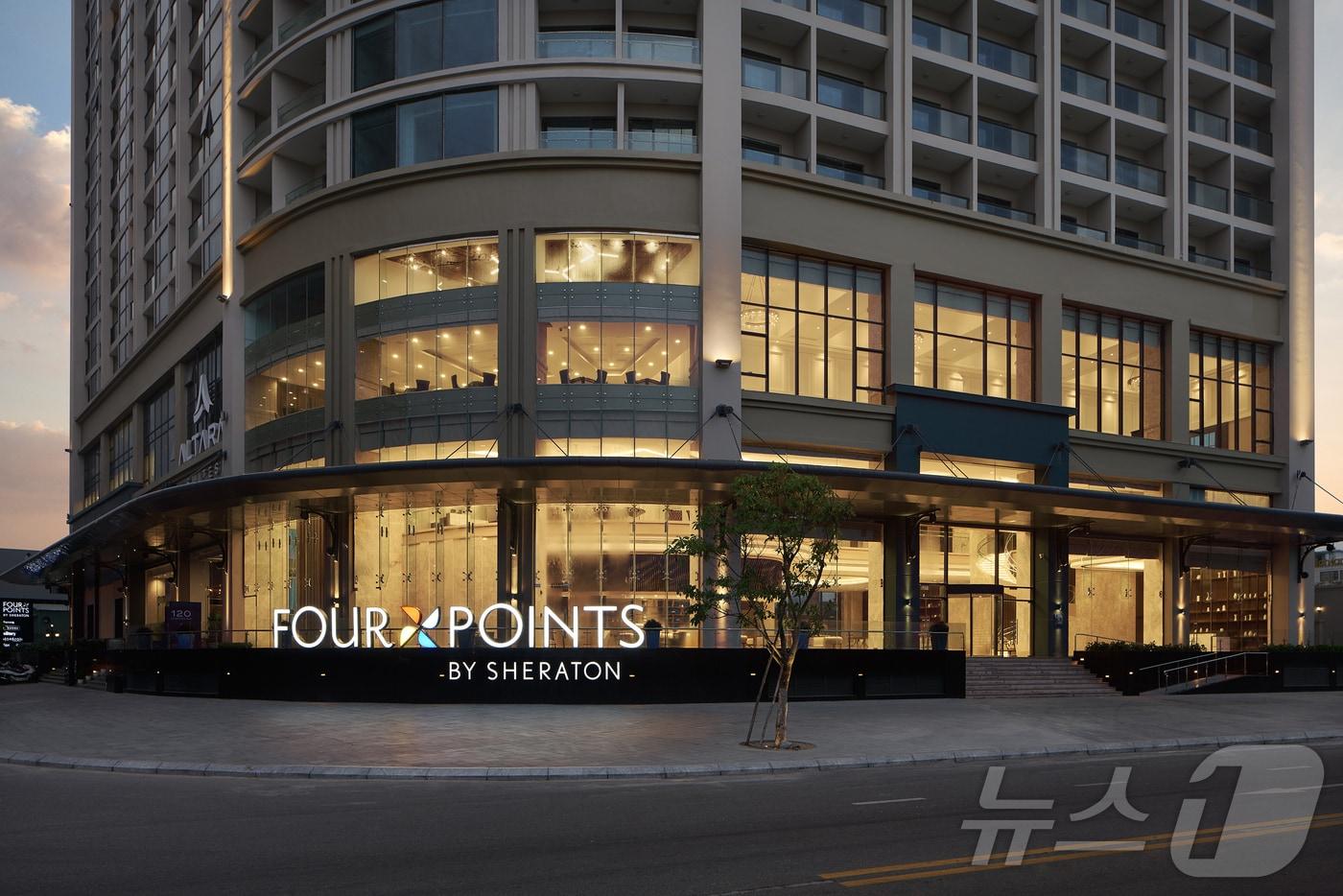 포 포인츠 바이 쉐라톤 다낭 호텔 외부 전경.(메리어트 인터내셔널 제공)