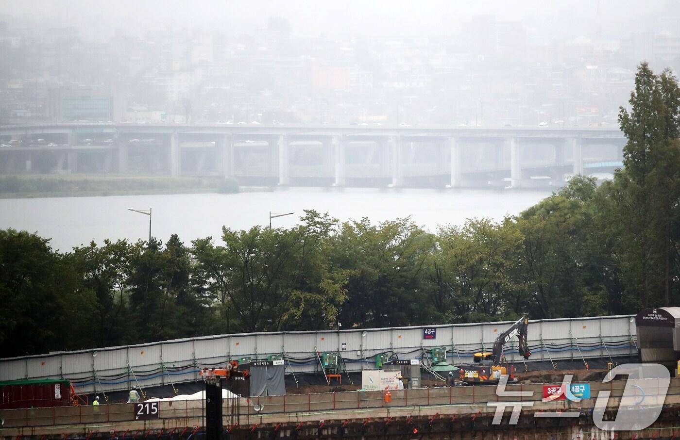  사진은 5일 오후 서울 시내의 한 아파트 건설 현장 모습. 2024.9.5/뉴스1 ⓒ News1 오대일 기자