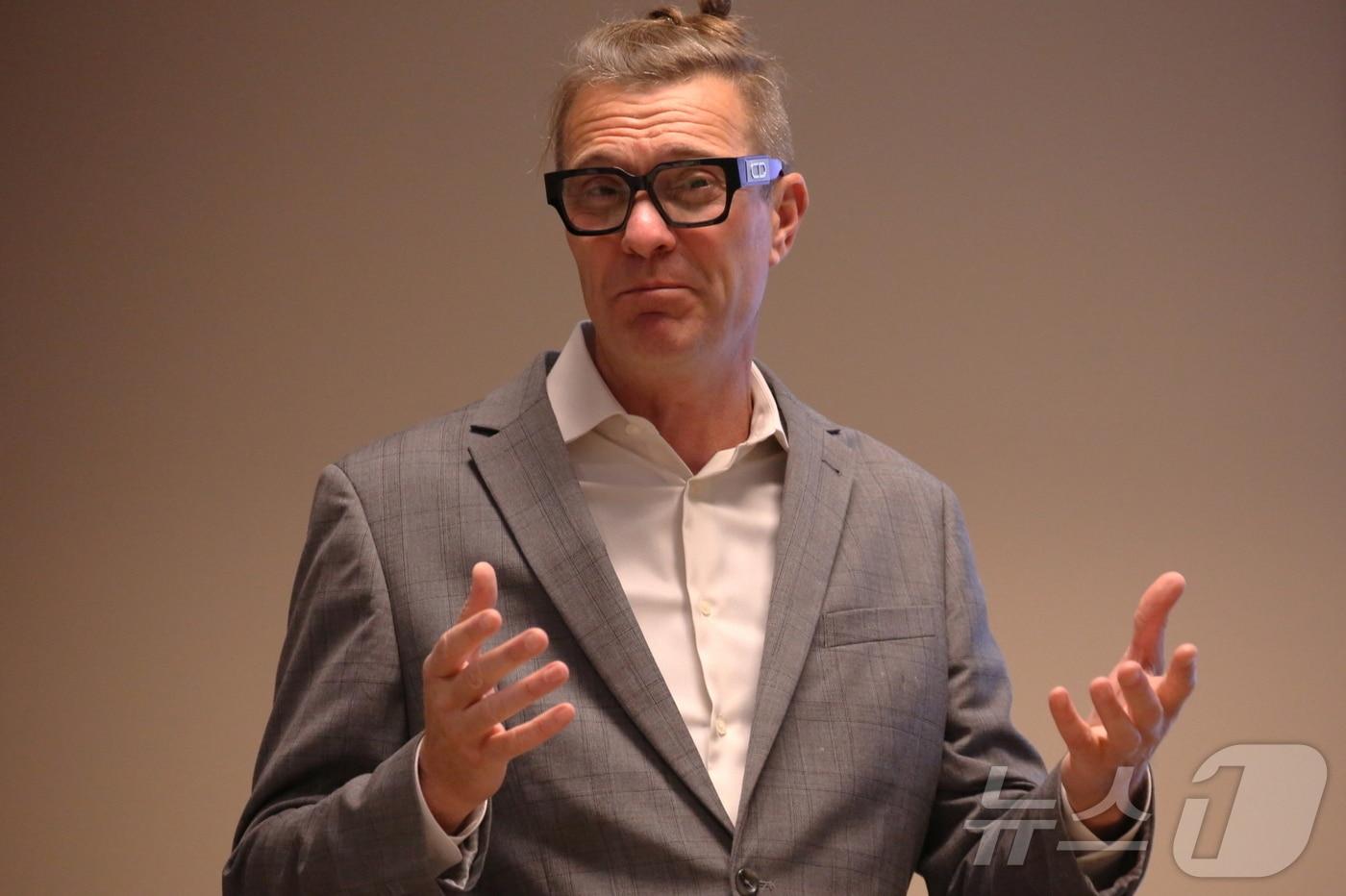 3일(현지시간) 미국 시카고 일리노이대학교에서 열린 한국자동차기자협회 주관 바이오에탄올 전문가 간담회에 참석한  스테판 뮐러(Steffen Mueller) 일리노이대학교 교수.(한국자동차기자협회 제공)