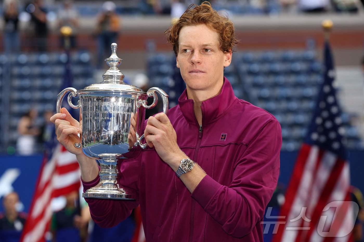 '도핑 논란' 신네르, US오픈 테니스 남자 단식 우승. ⓒ AFP=뉴스1
