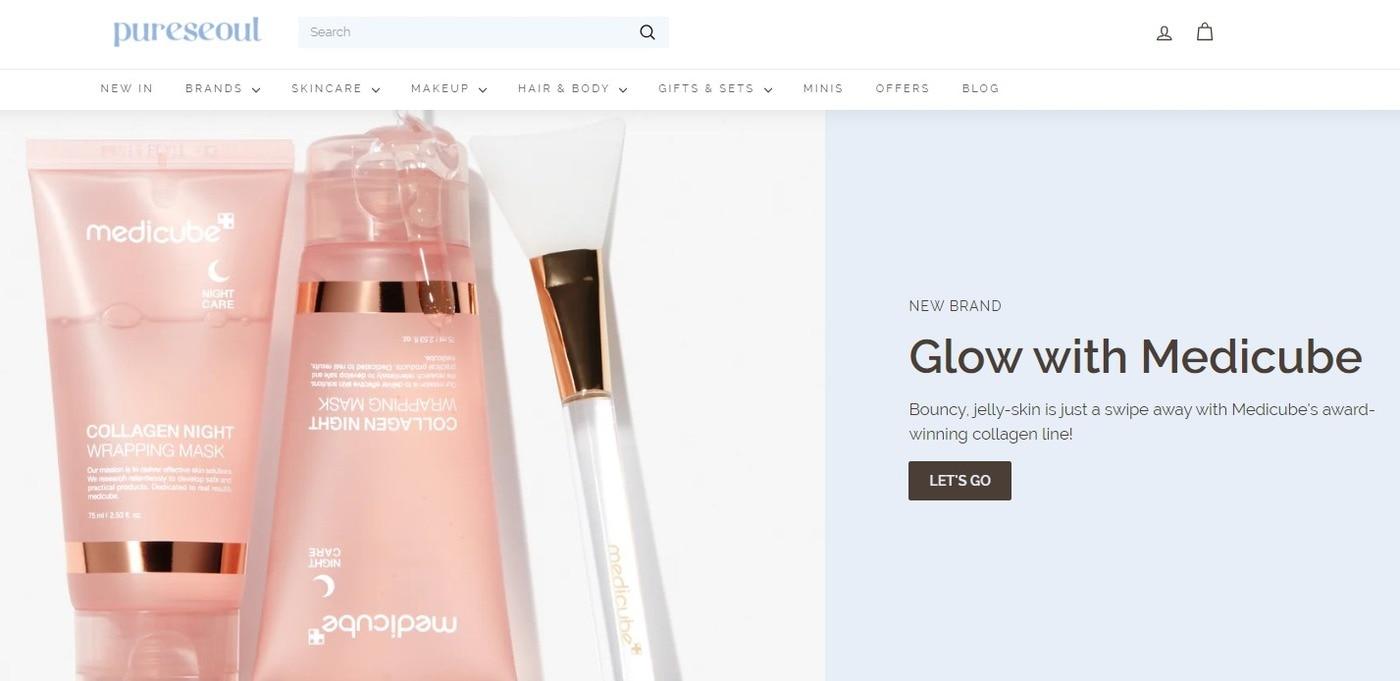 퓨어서울 홈페이지.(에이피알제공)