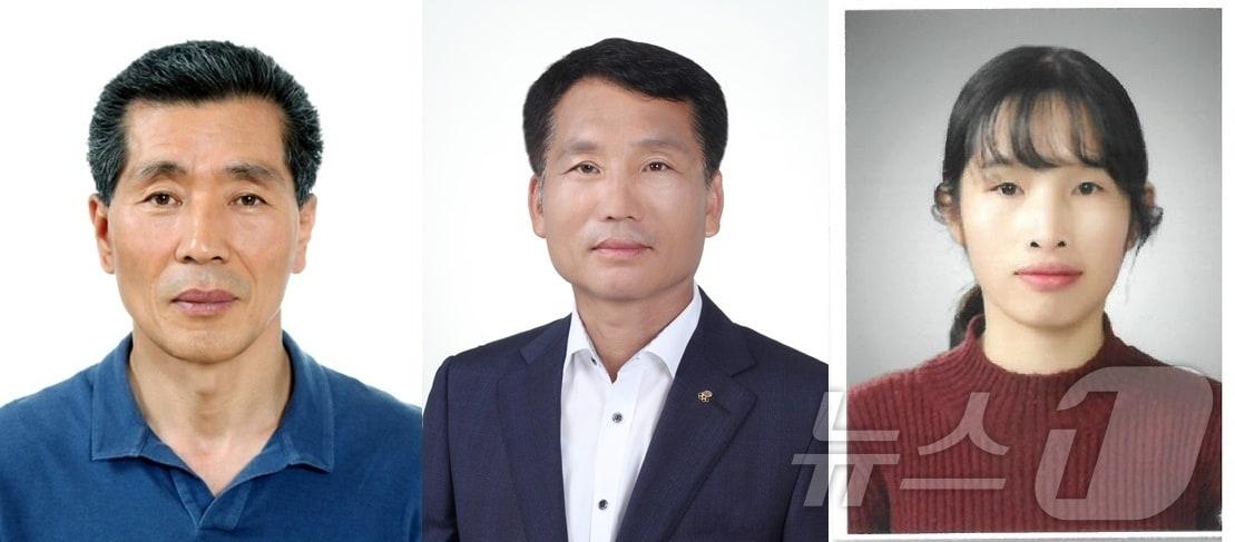 본문 이미지 -  ‘제30회 남원 시민의장’ 수상자. 왼쪽부터  문화장 박강용씨, 체육장 한병산씨, 효행장 레티감홍씨.(남원시 제공)/뉴스1