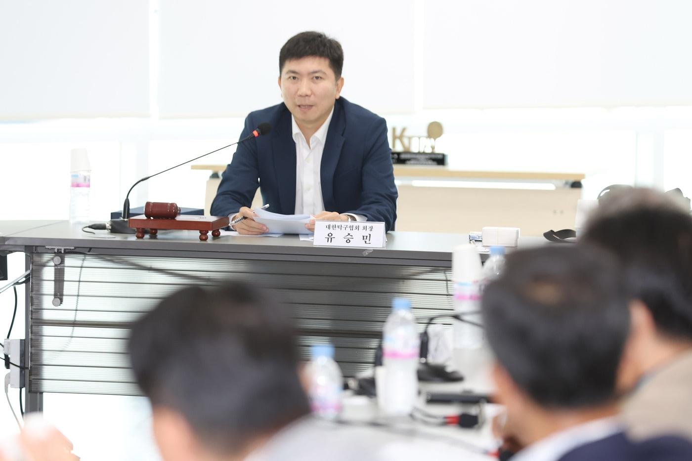 본문 이미지 - 유승민 회장(대한탁구협회 제공) 