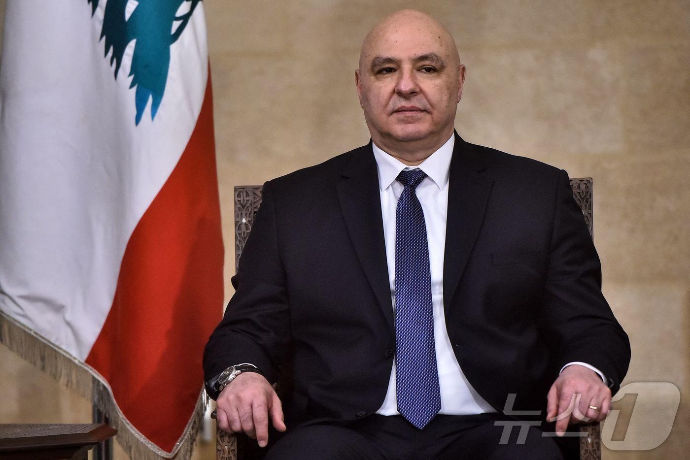 조제프 아운 레바논 대통령. 2025.01.09 ⓒ AFP=뉴스1 ⓒ News1 김예슬 기자