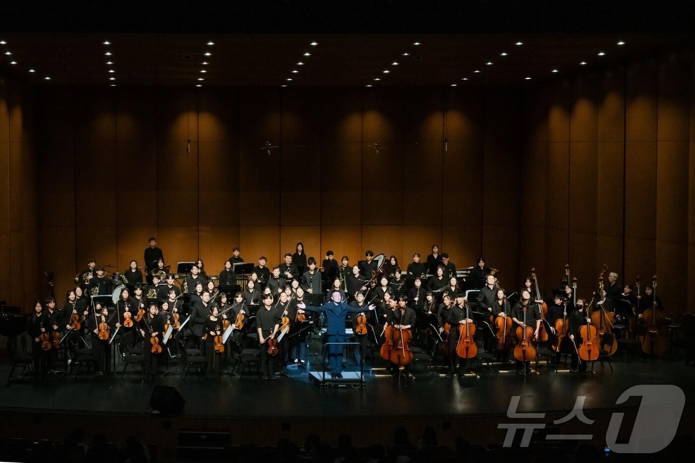 충북교육청 청소년오케스트라.(충북도교육청 제공)뉴스1