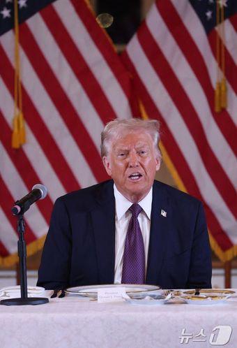 본문 이미지 - 도널드 트럼프 미국 대통령 당선인. 2025.01.10 ⓒ AFP=뉴스1 ⓒ News1 우동명 기자