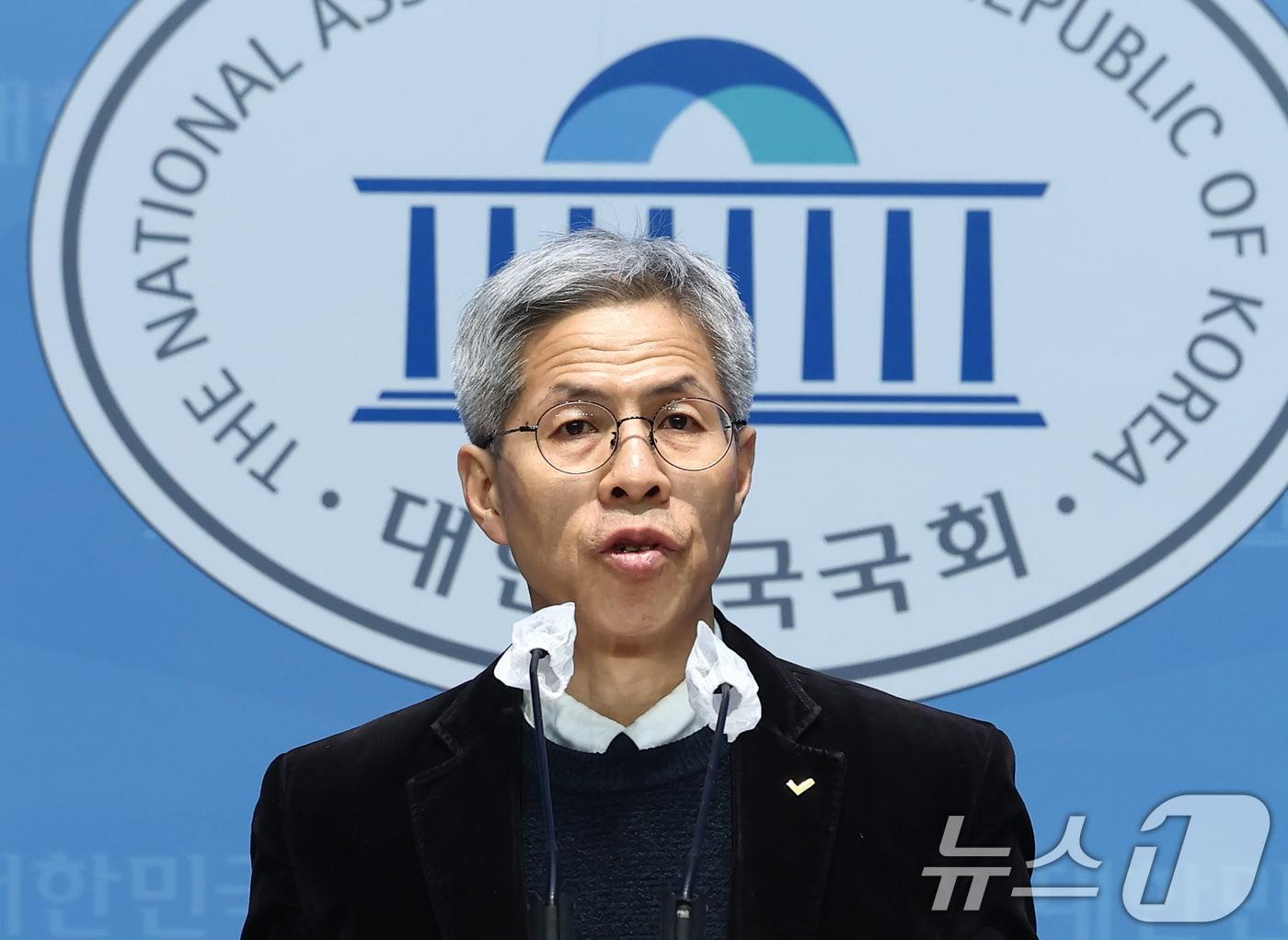 본문 이미지 - 권영국 민주노동당 대통령 후보. 2024.1.10/뉴스1 ⓒ News1 김민지 기자