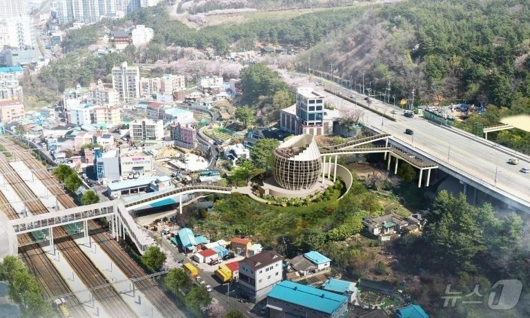 본문 이미지 - 부산 사상구 괘내마을~사상공원간 보행환경 개선사업 준공 조감도.(사상구 제공)