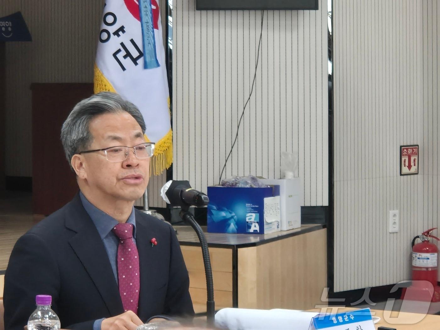 본문 이미지 - 오도창 경북 영양군수 ⓒ News1 김대벽기자