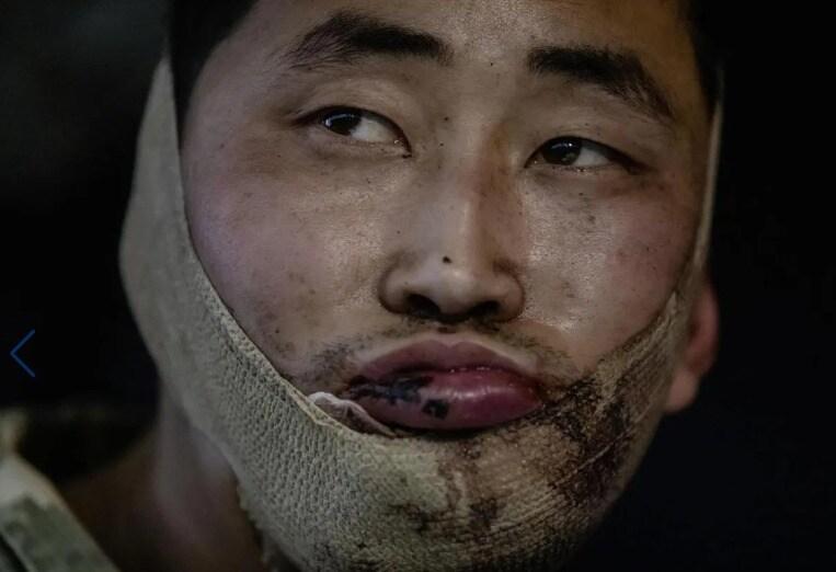 본문 이미지 -  러시아 쿠르스크 지역에서 생포된 북한군 사진(사진출처: 볼로디미르 젤렌스키 우크라이나 대통령 텔레그램 )