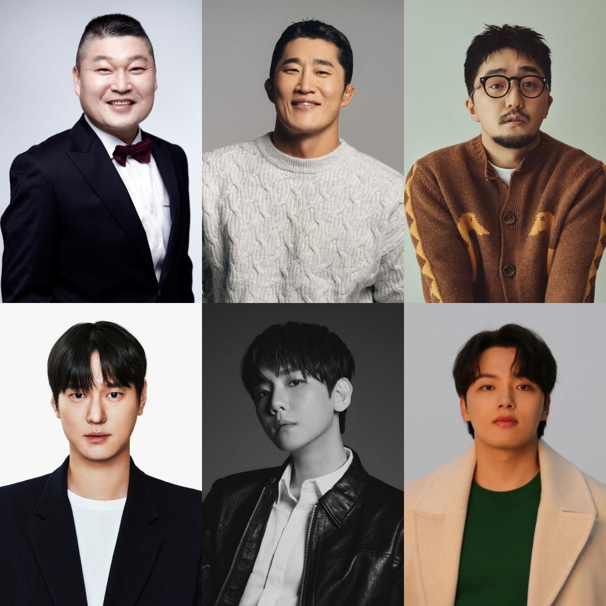 본문 이미지 - (왼쪽 위부터 시계방향으로) 강호동, 김동현, 유병재, 여진구, 백현, 고경표