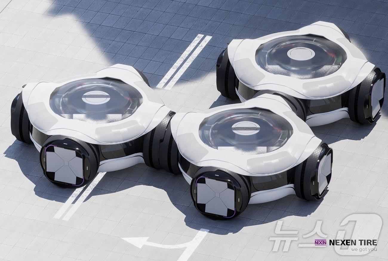 본문 이미지 - 넥센타이어(002350)의 '미래 모빌리티 컨셉타이어 제안 프로젝트' 우수작품 '도시 외곽과 중심을 순환하는 분리·결합형 대중교통'(넥센타이어 제공)(