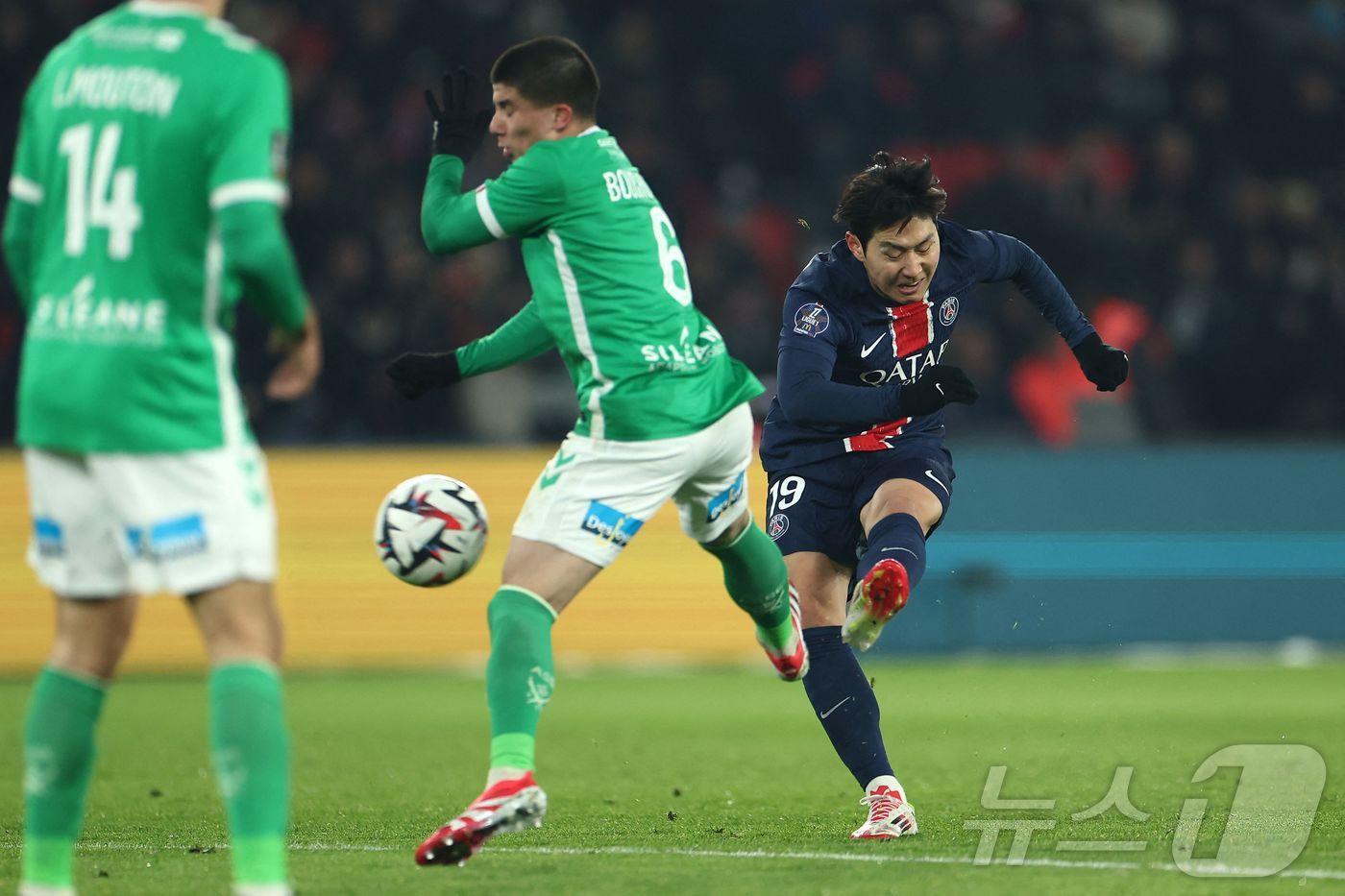 파리 생제르맹(PSG)의 이강인. ⓒ AFP=뉴스1