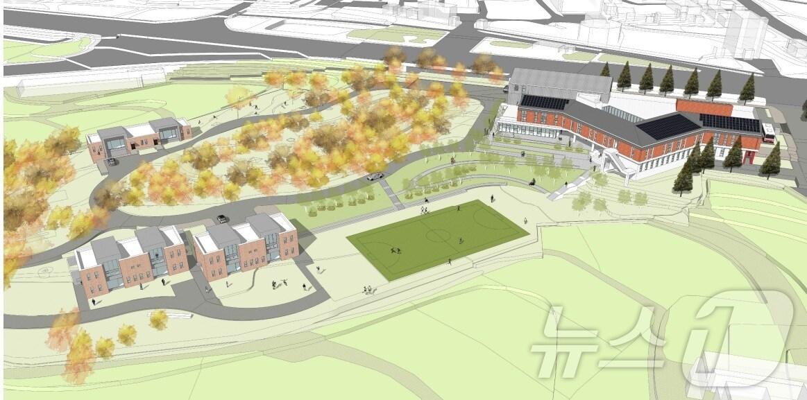 본문 이미지 - 익산시 합열읍에 들어설 청소년디딤센터 조감도&#40;익산시 제공&#41; 2025.1.13/뉴스1