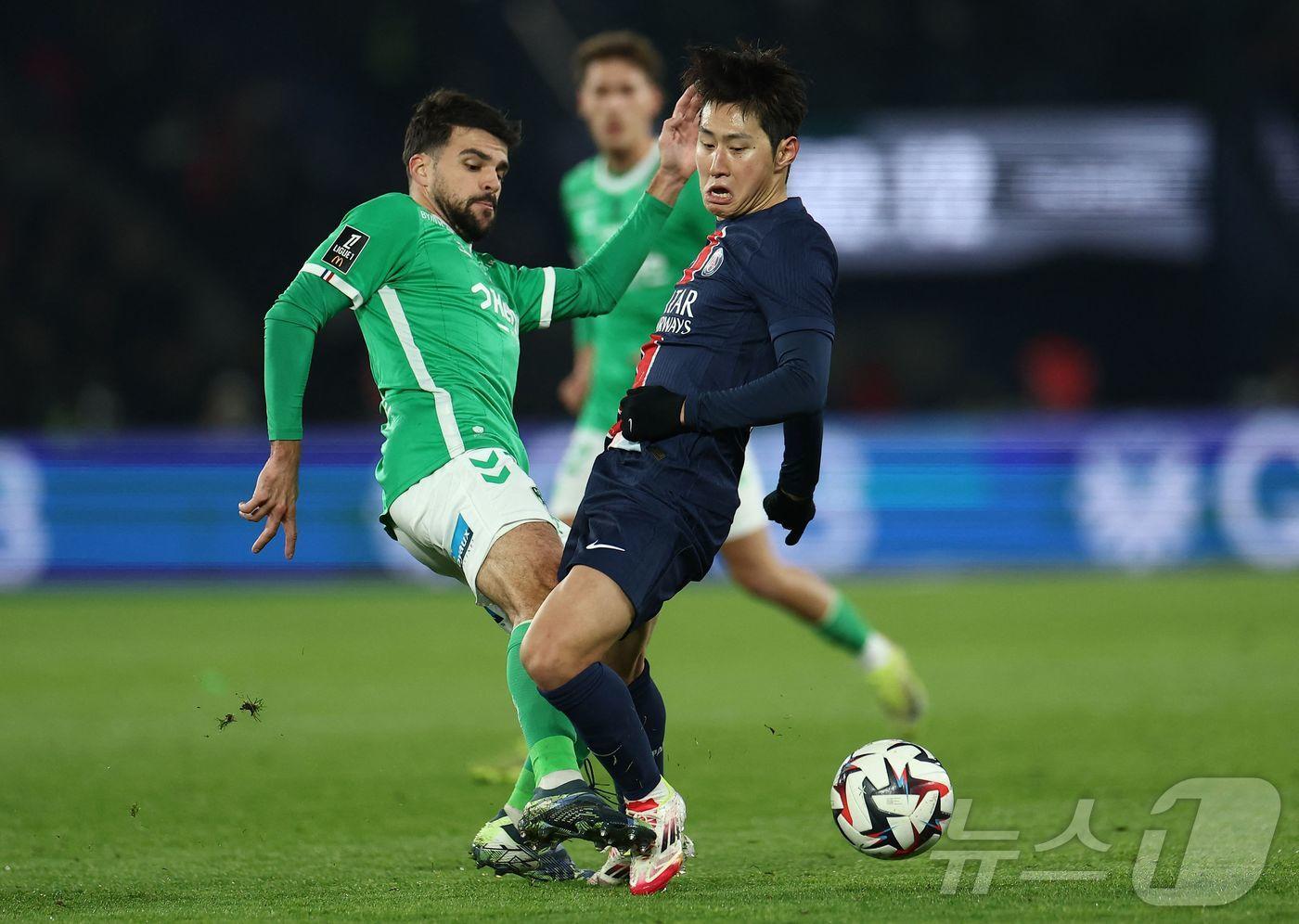 파리 생제르맹(PSG)의 이강인. ⓒ AFP=뉴스1