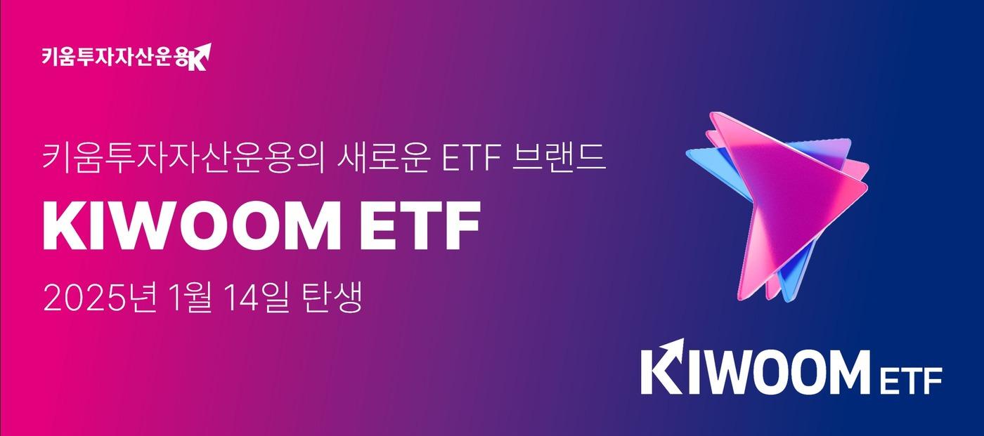 키움투자자산운용은 14일 패시브 ETF 브랜드 'KOSEF'와 액티브 ETF 브랜드 '히어로즈'를 KIWOOM으로 일괄 교체한다.(키움투자자산운용 제공)