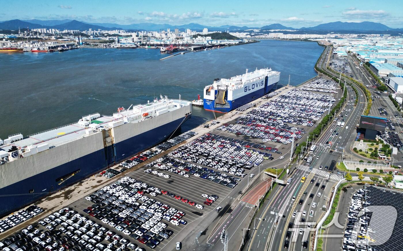 현대차 울산공장 수출선적부두. &#40;현대자동차기아 제공&#41; 2025.1.14/뉴스1