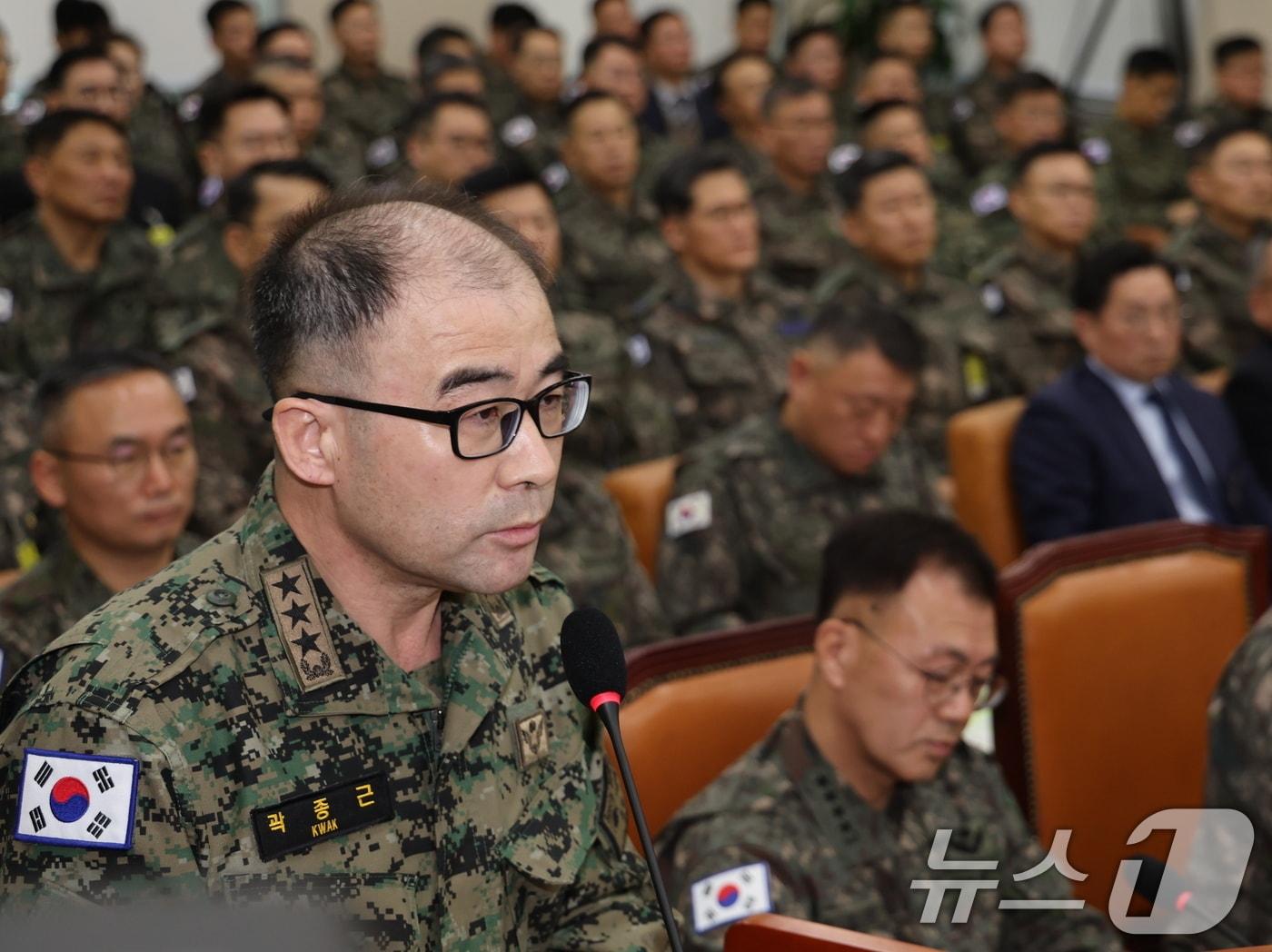 본문 이미지 - 곽종근 전 특수전사령관. 2025.1.14/뉴스1 ⓒ News1 이재명 기자