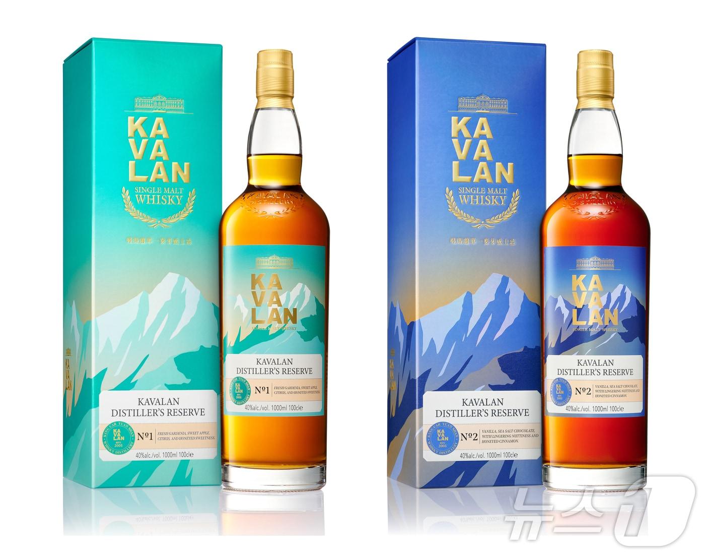 본문 이미지 - 대만의 싱글몰트 위스키 브랜드 카발란(Kavalan)의 카발란 DR(Distiller's Reserve) Ⅰ·Ⅱ.(제주관광공사 준문면세점 제공)