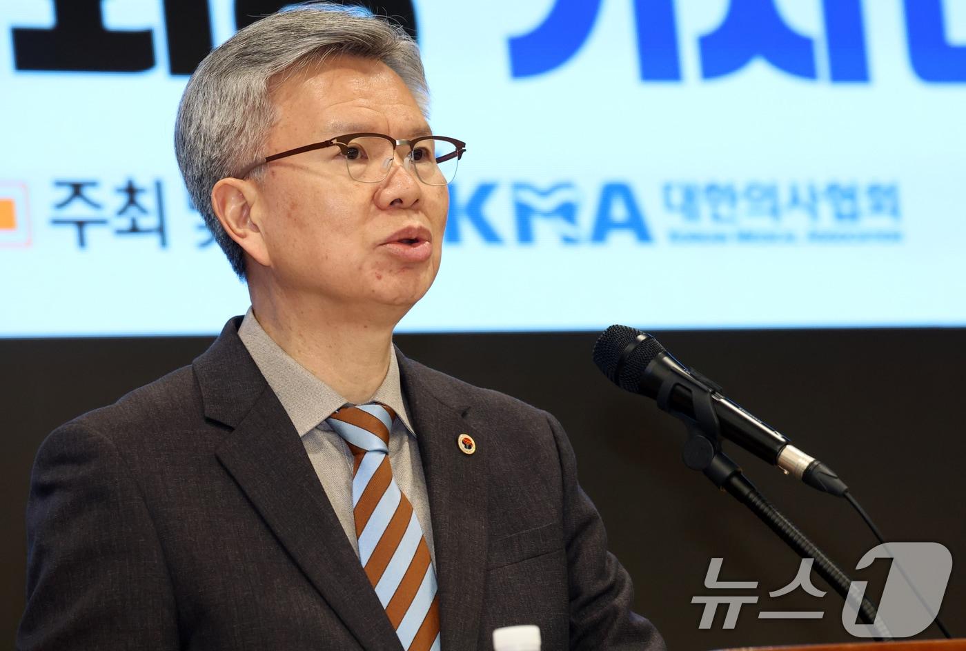 김택우 대한의사협회 회장. /뉴스1 ⓒ News1 김명섭 기자
