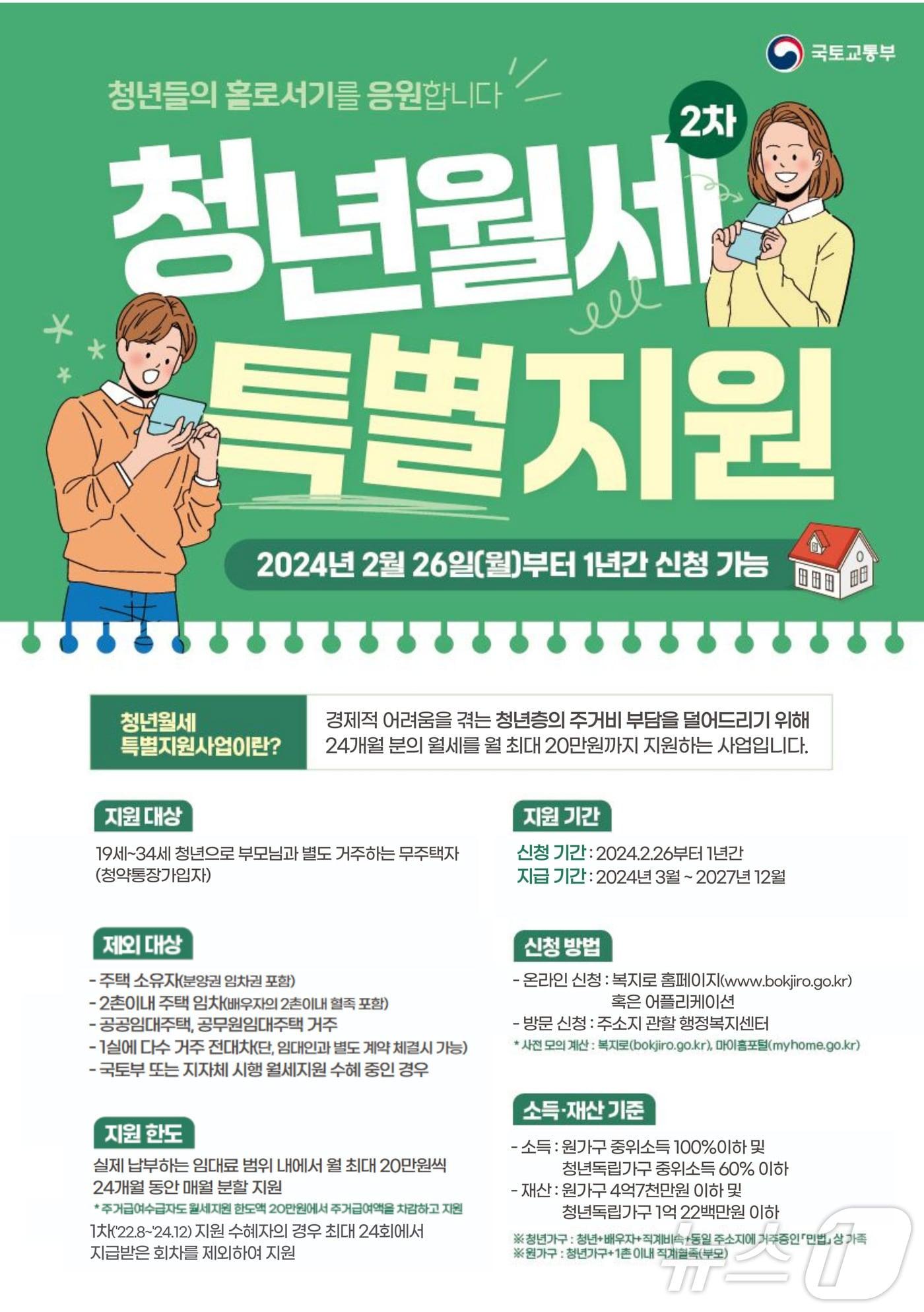 본문 이미지 - 경산시 청년월세 지원사업 포스터/뉴스1