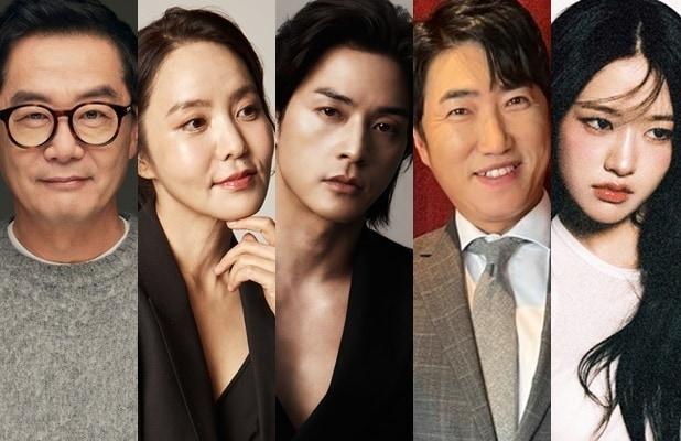 본문 이미지 - (왼쪽부터) 장진, 박지윤, 장동민, 김지훈, 안유진