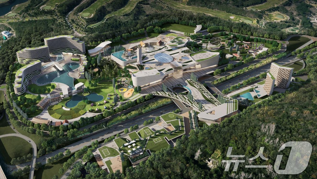 본문 이미지 - 광주 어등산관광단지 조감도.(광주시 제공)/뉴스1
