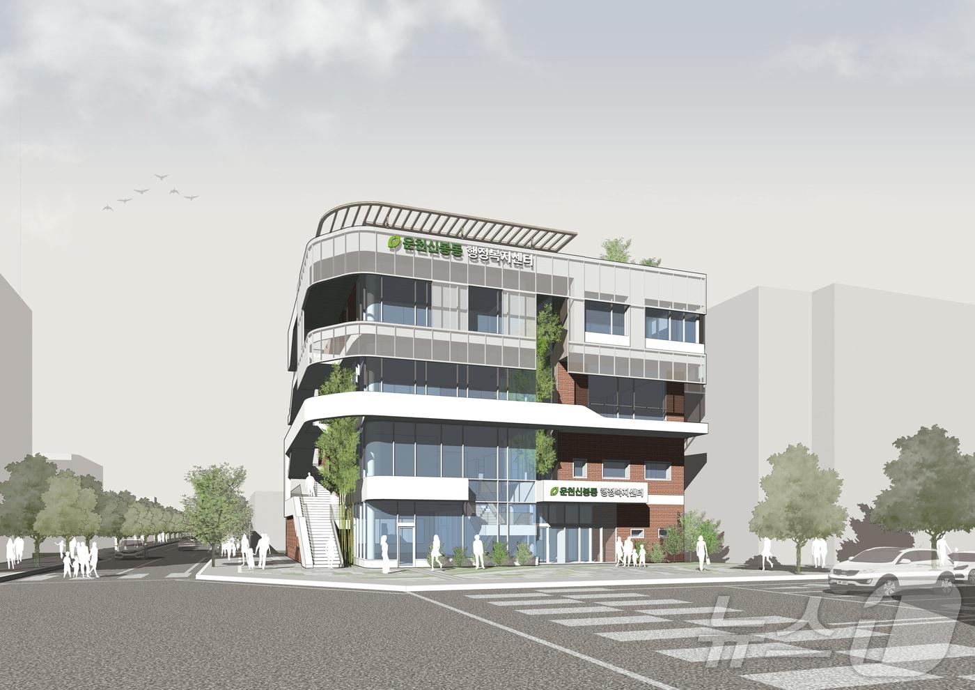 청주시 운천신봉동 행정복지센터 신축 설계.(시제공)