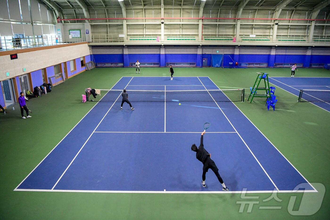 강원 양구로 전지훈련 온 선수들.(양구군 제공)