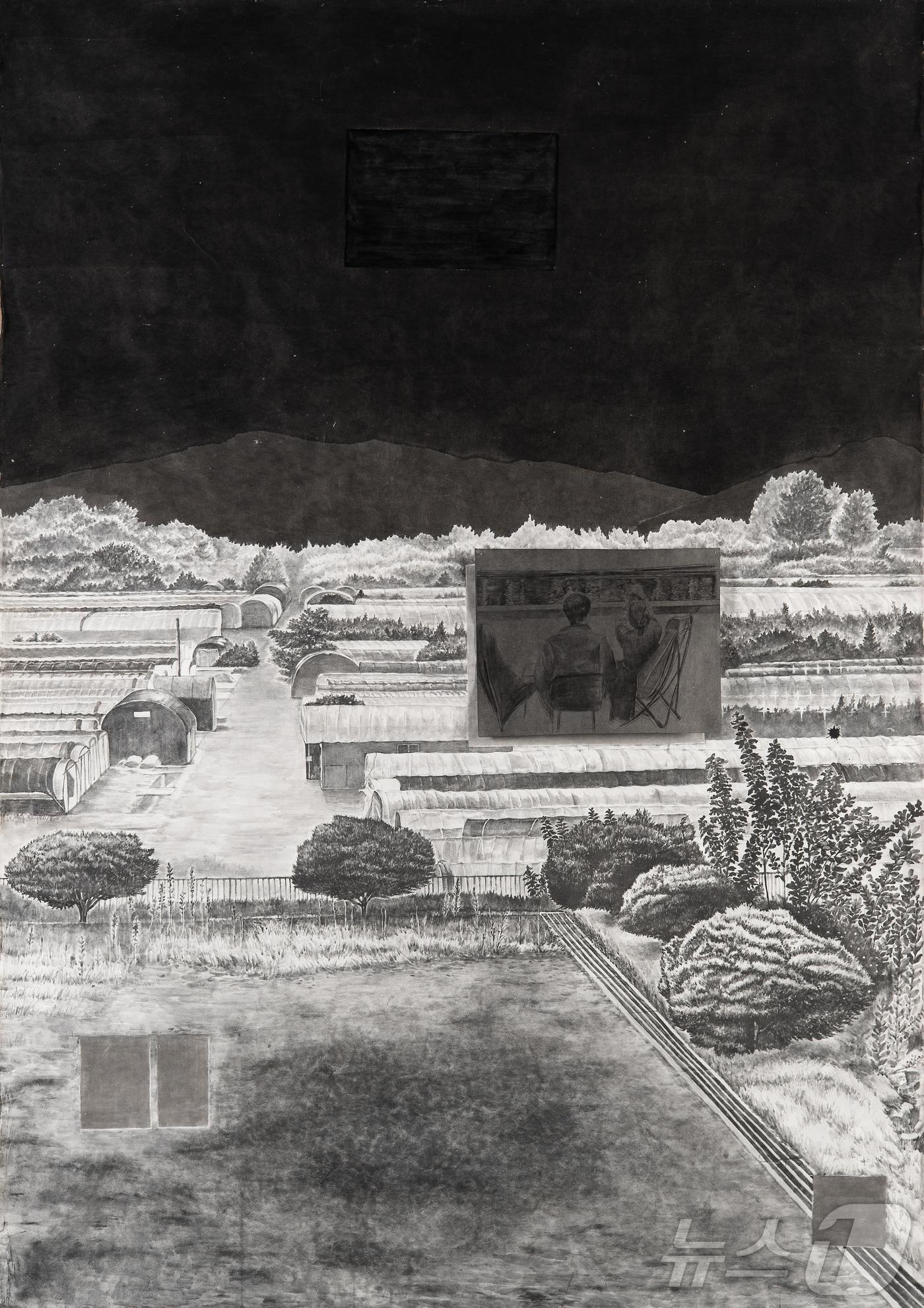 본문 이미지 - 이향희 작가의 반짝임의 파노라마 작품. &#40;대구 달성문화재단 제공&#41;