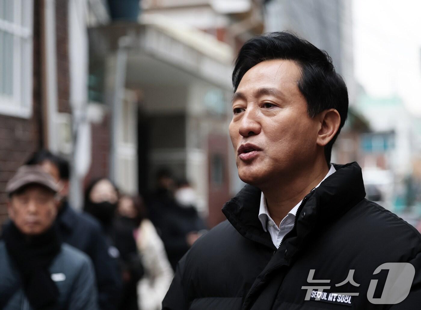 본문 이미지 - 오세훈 서울시장. ⓒ News1 오대일 기자