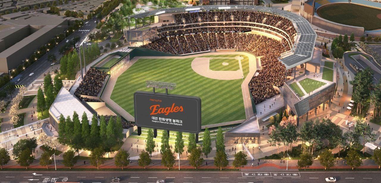 본문 이미지 - 대전 한화생명 볼파크 조감도. (한화 이글스 제공)