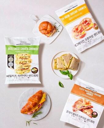 본문 이미지 - 신세계푸드 베키아에누보 냉동샌드위치 3종&#40;신세계푸드 제공&#41;.