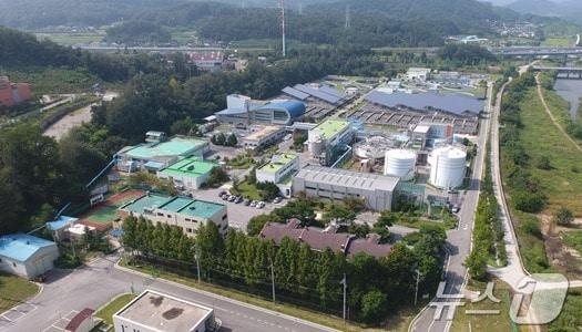 본문 이미지 - 강원 원주공공하수처리장. &#40;원주시 제공&#41; 2025.1.21/뉴스1